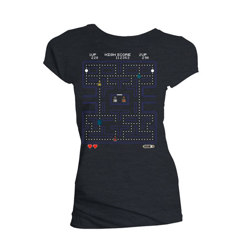 Doctor Who Retro Video Game Maze Ladies T-Shirt